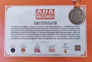 Oral Pathology 360 sets the Asia Book of Records for the Largest Global Concordance Study on Grading Oral Epithelial Dysplasia